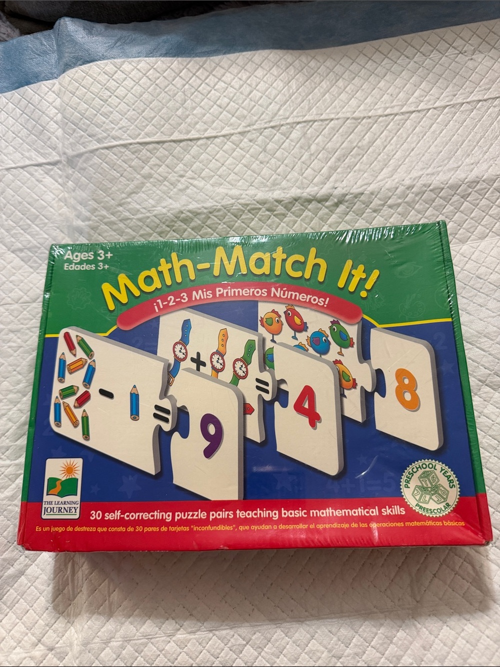 Math-Match It! Kids Puzzle Game - Green